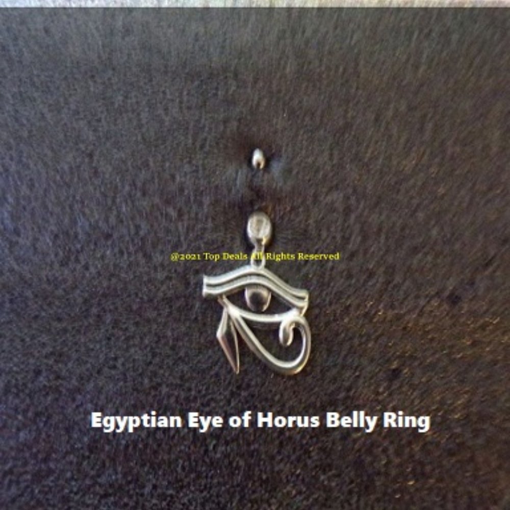 Navel Piercing ~ Egyptian Eye of Horus